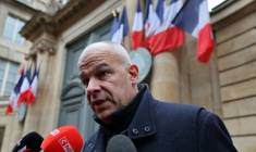 Arnaud Rousseau le 8 janvier 2026, à Paris ( AFP / Ludovic MARIN )