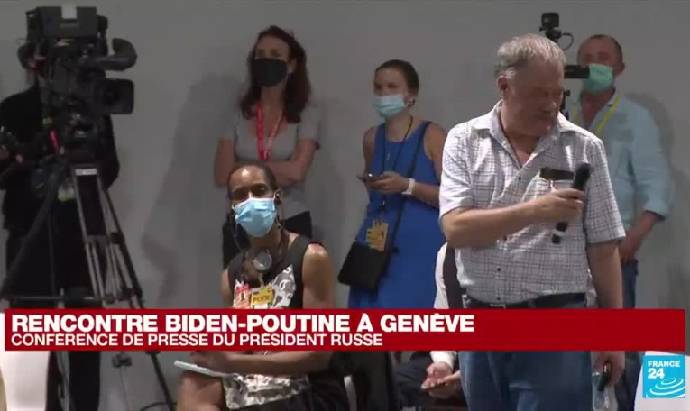 REPLAY - Vladimir Poutine s'exprime à l'issue de sa rencontre avec Joe Biden à Genève