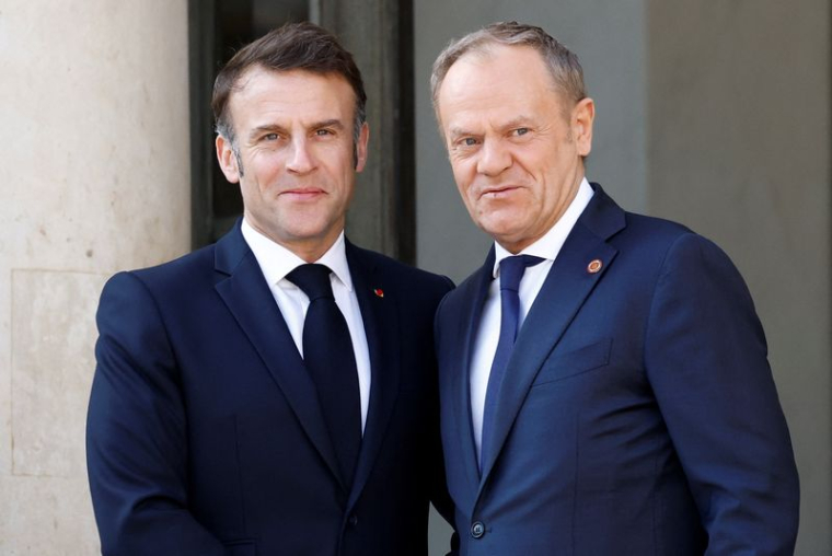 Rencontre avec les dirigeants européens et le président ukrainien Volodymyr Zelenskiy sur la paix et la sécurité pour l'Ukraine au Palais de l'Elysée à Paris