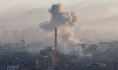 Conflit en cours entre Israël et le groupe islamiste palestinien Hamas, à Gaza