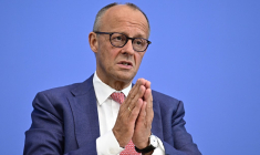 Friedrich Merz à Berlin, en Allemagne, le 15 juillet 2026. ( AFP / TOBIAS SCHWARZ )