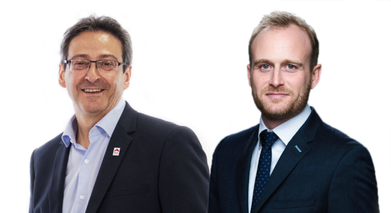 Eric Allouche, directeur exécutif de Era Immobilier, et Edouard-Jean Clouet, président de MeilleureCopro. (© Era Immobilier / MeilleureCopro)