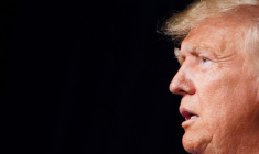 Donald Trump prononce un discours à Columbus, aux Etats-Unis