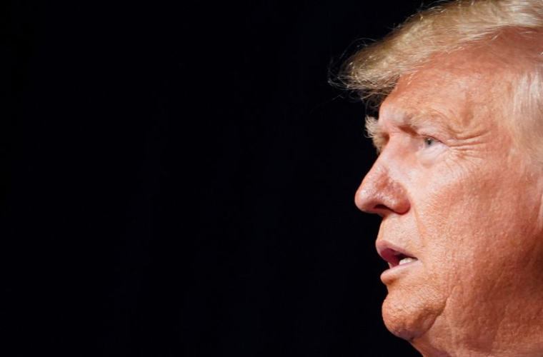 Donald Trump prononce un discours à Columbus, aux Etats-Unis