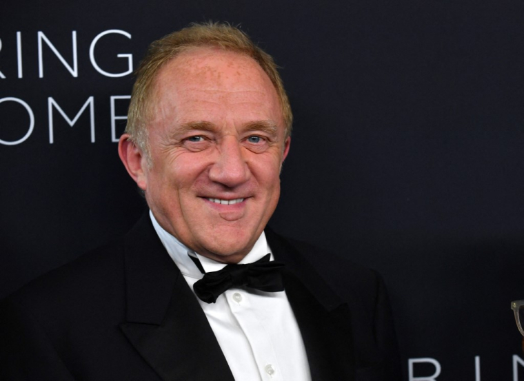 Francois-Henri Pinault à New York, aux États-Unis, le 9 septembre 2024. ( AFP / ANDREA RENAULT )