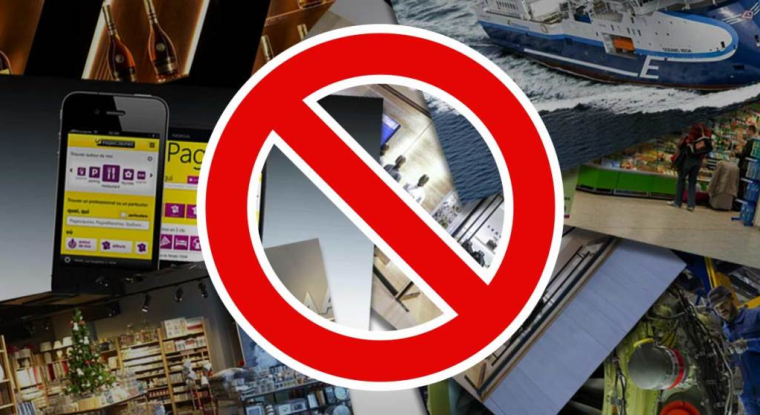 Le Revenu a sélectionné sept titres qu'il vaut mieux éviter pour le moment. (© DR / CGG / R. Cointreau / Lagardère / MDM / Solocal)