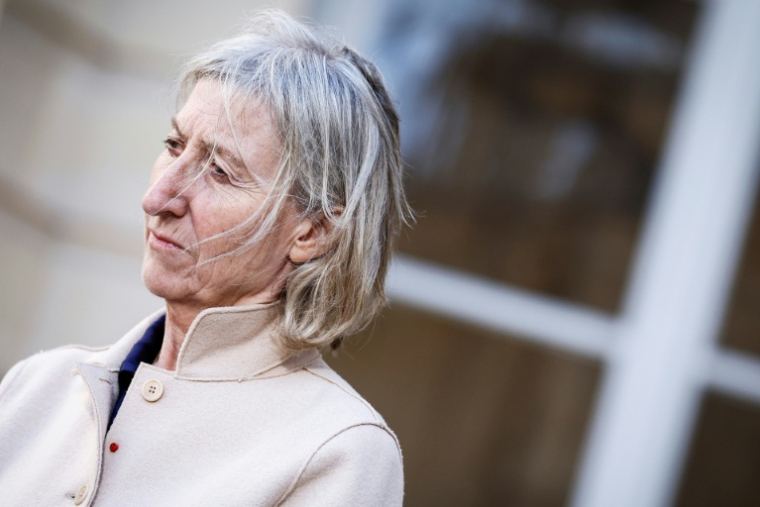La ministre de la Mer et de la Pêche Catherine Chabaud le 21 avril 2026, à Paris ( AFP / Kenzo TRIBOUILLARD )