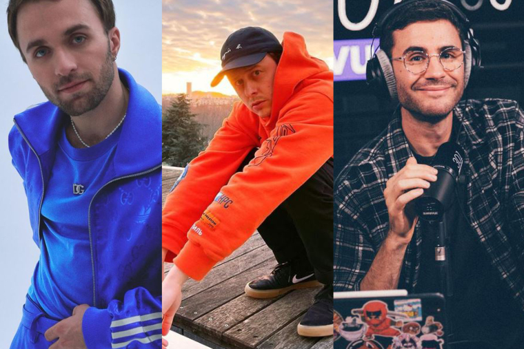 Découvrez le classement des Youtubeurs les mieux payés au monde. Crédit photo : Captures Instagram, à gauche @ xsqueezie, au milieu @ normanthavaud, à droite @ 6pri1