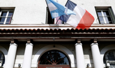 La Maison de l'Argentine à Paris le 24 mars 2026 à la cité internationale universitaire ( AFP / Kenzo TRIBOUILLARD )