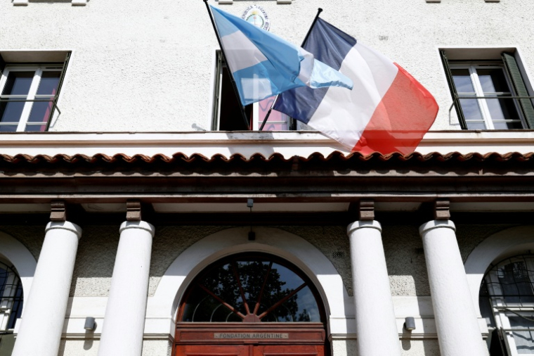 La Maison de l'Argentine à Paris le 24 mars 2026 à la cité internationale universitaire ( AFP / Kenzo TRIBOUILLARD )