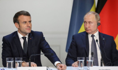 MACRON ET POUTINE DISCUTENT DE L'UKRAINE ET DU MALI