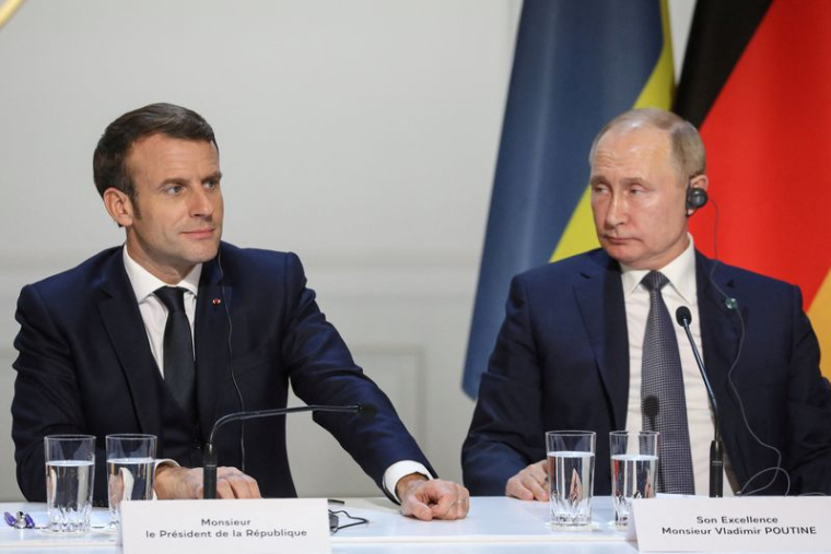 MACRON ET POUTINE DISCUTENT DE L'UKRAINE ET DU MALI