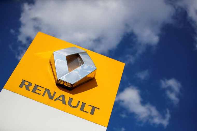 Photo d'archives du logo du constructeur automobile Renault