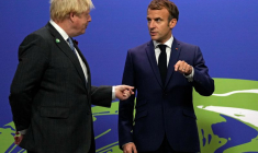JOHNSON APPELLE À LA PRUDENCE VIS-À-VIS DE LA RUSSIE LORS D'UN ENTRETIEN AVEC MACRON