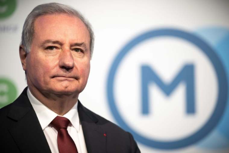 Le maire de Toulouse Jean-Luc Moudenc à Toulouse le 15 décembre 2022 ( AFP / Lionel BONAVENTURE )