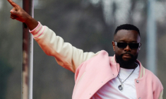 Le rappeur Gims à Paris, le 25 janvier 2026 ( AFP / GEOFFROY VAN DER HASSELT )