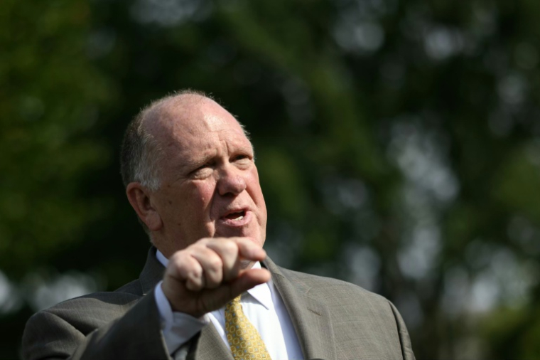 Tom Homan à la Maison Blanche, le 28 août 2025 à Washington ( AFP / Mandel NGAN )