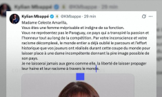 La sénatrice paraguayenne qui a insulté Mbappé exige des excuses de sa part