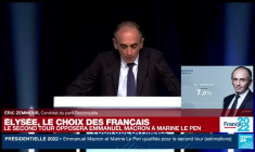 REPLAY - Discours d'Éric Zemmour arrivé en quatrième position avec 7 % des suffrages