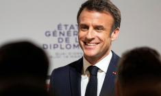 Emmanuel Macron à Paris