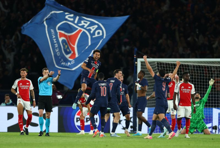 Le PSG a de nouveau battu Arsenal et disputera la finale de la C1