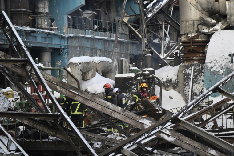 Après une frappe russe en Ukraine, le 9 février 2026. ( AFP / GENYA SAVILOV )