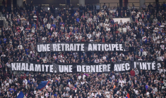 La banderole des ultras de l’OL pour l’actrice porno Khalamité