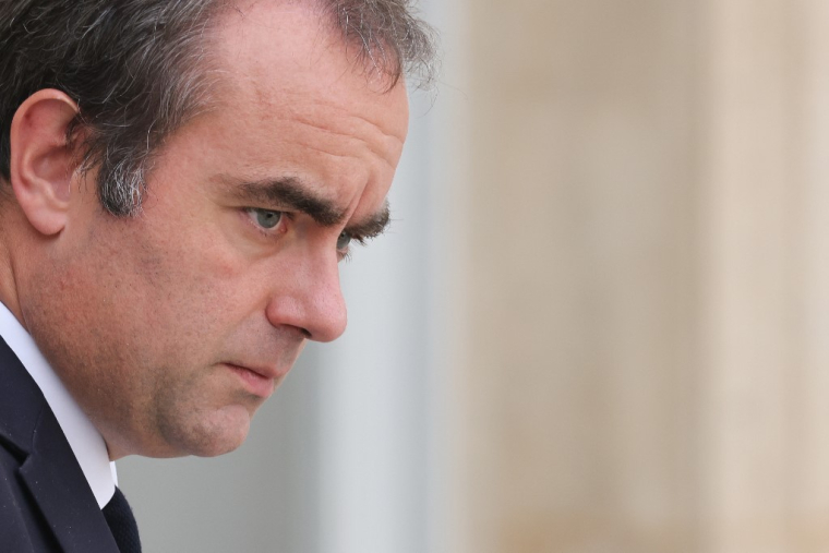 Sébastien Lecornu, le 10 septembre 2026, à Paris ( AFP / LUDOVIC MARIN )