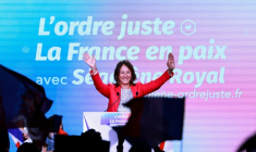 Ségolène Royal, candidate à la primaire sociale-démocrate, le 22 septembre 2026 à Alfortville ( AFP / Kenzo TRIBOUILLARD )