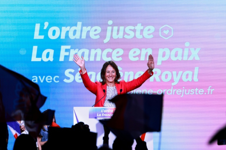 Ségolène Royal, candidate à la primaire sociale-démocrate, le 22 septembre 2026 à Alfortville ( AFP / Kenzo TRIBOUILLARD )