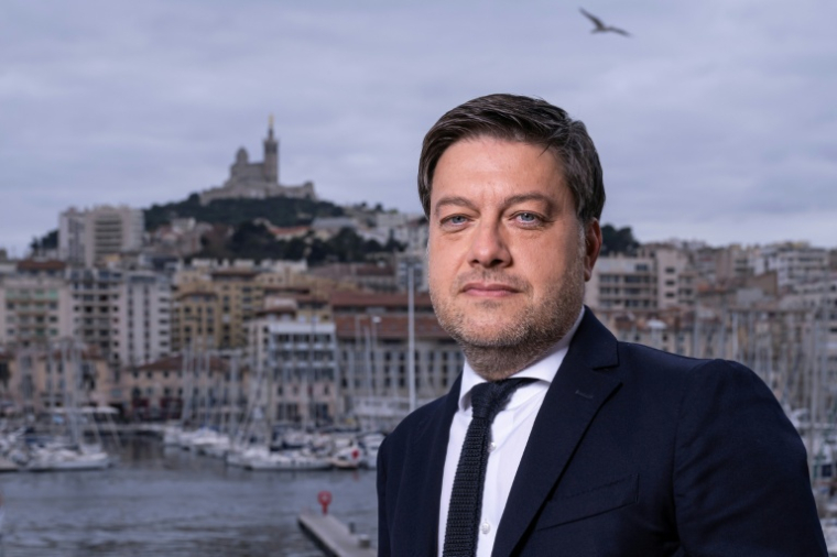 Le maire divers gauche de Marseille Benoît Payan, le 12 décembre 2025 ( AFP / Miguel MEDINA )