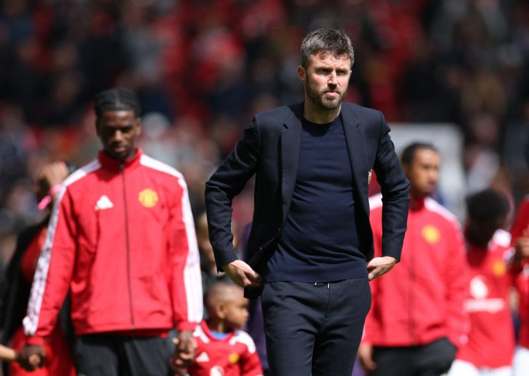 L'entraineur de Manchester United, Michael Carrick