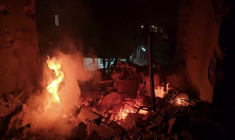 Incendie après une frappe israélienne sur la banlieue sud de Beyrouth