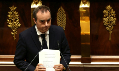 Le Premier ministre Sébastien Lecornu à l'Assemblée nationale, le 14 octobre 2025 à Paris ( AFP / Thomas SAMSON )