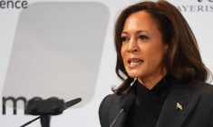 La vice-présidente américaine Kamala Harris lors de la Conférence de Munich sur la sécurité (MSC) à Munich