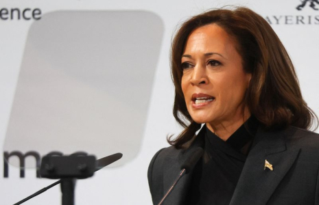 La vice-présidente américaine Kamala Harris lors de la Conférence de Munich sur la sécurité (MSC) à Munich