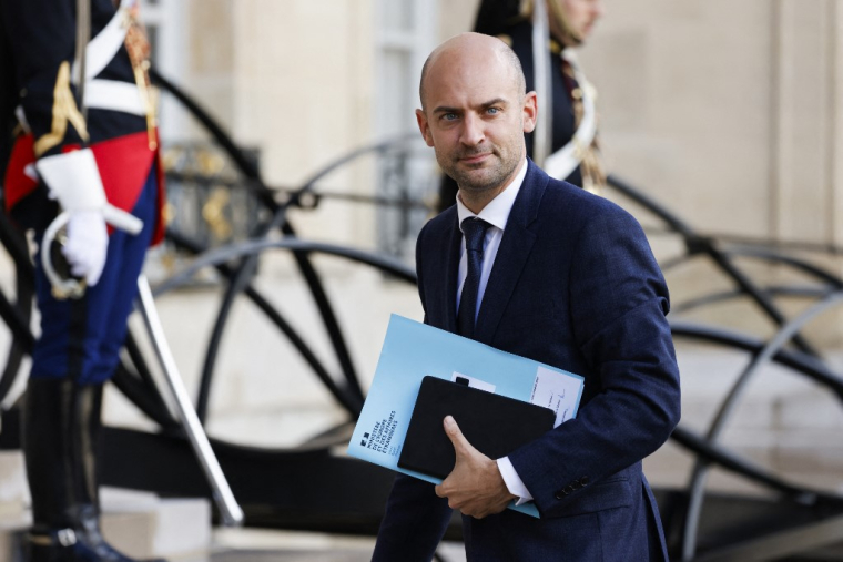 Jean-Noël Barrot à Paris le 10 octobre 2024. ( AFP / LUDOVIC MARIN )