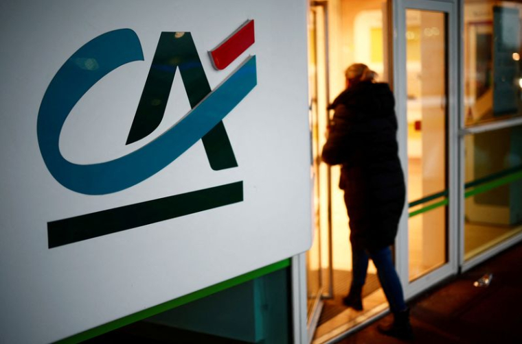 Le logo du Crédit Agricole à Nantes