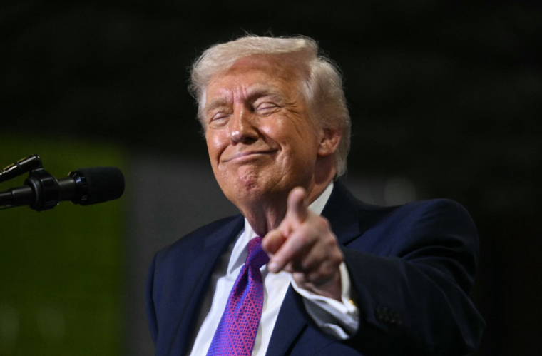 Donald Trump à Hebron, aux États-Unis, le 11 mars 2026. ( AFP / JIM WATSON )