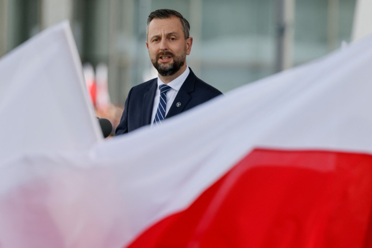 Wladyslaw Kosiniak-Kamysz à Varsovie, en Pologne, le 6 août 2025. ( AFP / WOJTEK RADWANSKI )