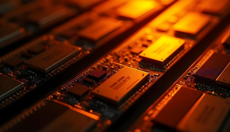 Le prix de la mémoire vive est en train d'exploser avec des conséquences encore difficiles à mesurer (crédit : Adobe Stock, image générée par IA)