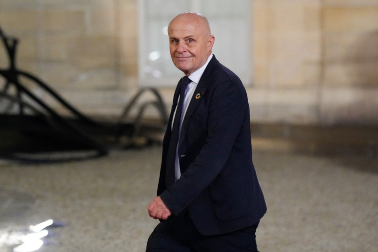 Olivier Poidre d'Arvor à Paris, le 16 janvier 2025. ( AFP / DIMITAR DILKOFF )