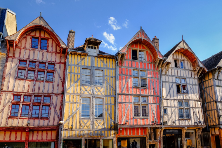 Le «bouchon de champagne», quartier historique de Troyes