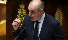 Olivier Marleix, le 12 mars 2024, à l'Assemblée nationale ( AFP / THOMAS SAMSON )