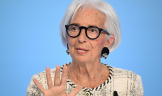 La présidente de la Banque centrale européenne (BCE), Christine Lagarde, tient une conférence de presse sur la politique monétaire de la zone euro, au siège de la banque centrale à Francfort-sur-le-Main, dans l’ouest de l’Allemagne, le 30 avril 2026 ( AFP / Kirill KUDRYAVTSEV )