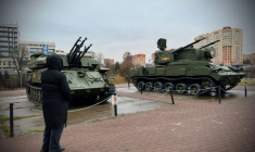 Une Ukrainienne de 48 ans, vivant en Russie depuis 20 ans, lors d'une interview avec l'AFP sous le couvert de l'anonymat, dans la région de Moscou le 17 décembre 2025    ( AFP / - )