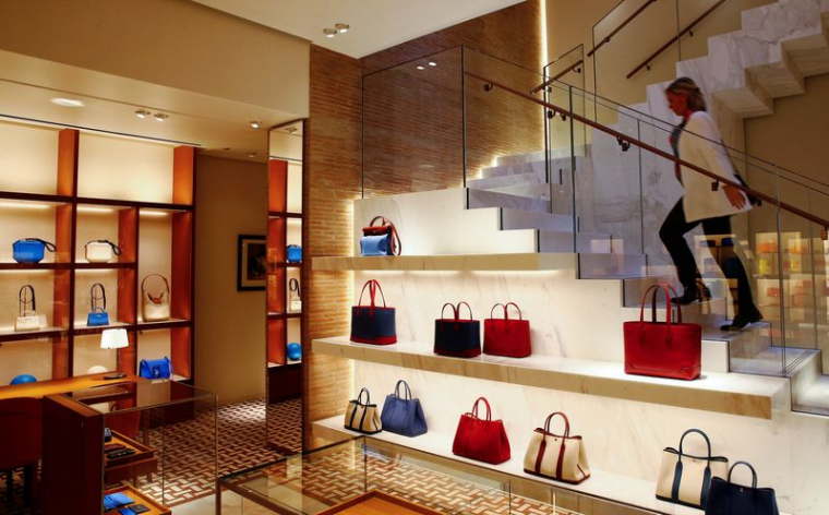 Une boutique Hermès à Rome