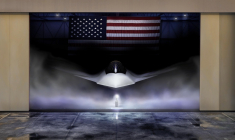 Le dévoilement du F-47. (crédits : USAF)