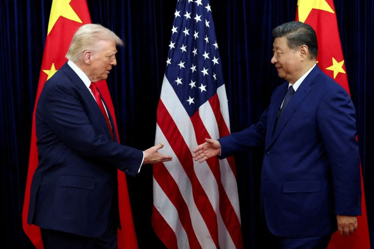 Donald Trump a atteri en Chine pour un sommet avec Xi Jinping