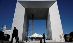 Le quartier d'affaires de La Défense à Paris